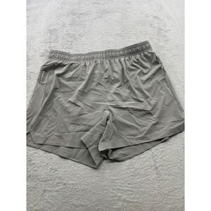 DSG Mens XXL 5 Inch Stride Run Short Light Charcoal Athletic Fit Built in Brief